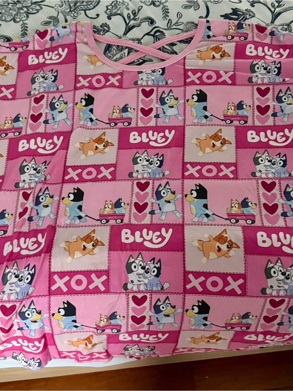 Enchanted Dress Shop Bluey Cross Back Tunic Top 2X NWOT Disney Plus Size - Picture 6 of 7
